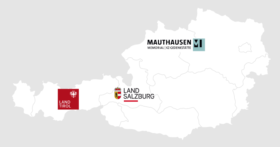 Map of Austria shows supporters