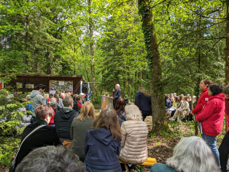 Liberation ceremony at the site of the former Gunskirchen Satellite Camp