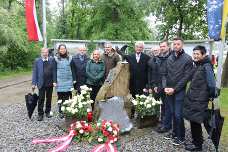 Gedenkfeier am Ort des ehemaligen KZ-Außenlagers St. Valentin © Stadtgemeinde St. Valentin