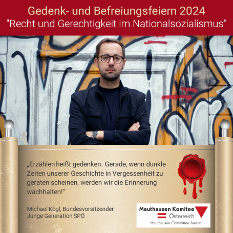 Virtuelles Gedenken Statement Michael Kögl, Bundesvorsitzender Junge Generation SPÖ